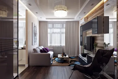 Дизайн-проект квартиры 89 кв.м 3 комнаты от СК Новая Москва