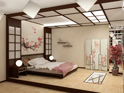 5 идей по оформлению дизайна спальни в японском стиле