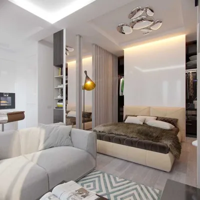 Дизайн квартиры 38 кв. м. - варианты планировки небольших апартаментов (130  фото)