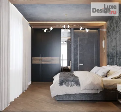 Дизайн интерьера спальни - Спальня в стиле ар-деко // Трехкомнатная  квартира// Дизайн студия Льва Терехова