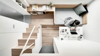 Как живется в микро-квартире 17м2, где едва ли поместился холодильник? |  DSGN HUB дизайн интерьера | Дзен