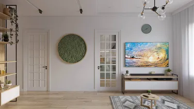 Дизайн интерьера квартиры 44 м2 | Готовые проекты студии Dofamine