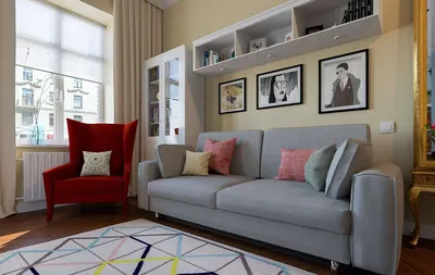 Дизайн комнаты с двумя диванами - 69 фото