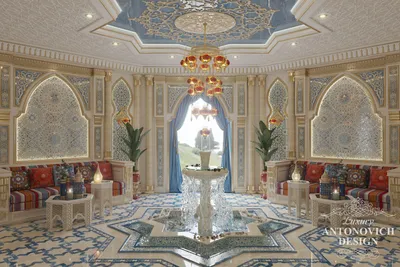 Роскошная комната отдыха в арабском стиле ⋆ Студия дизайна элитных  интерьеров Luxury Antonovich Design