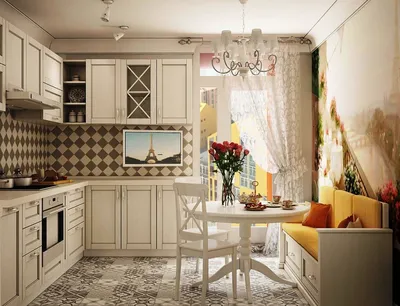 Кухня 12 кв. метров: идеи для интерьеров, фото планировки с холодильником