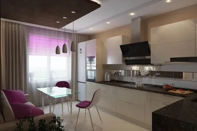 Дизайн кухни 16 кв м - планировки на 60 фото + примеры с гостиной