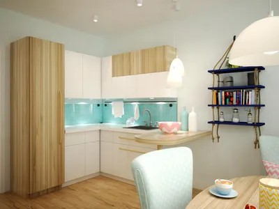 Кухня в морском стиле: реальный проект — Roomble.com