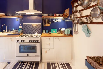 Красивые фиолетовые кухни в морском стиле – 135 лучших фото дизайна  интерьера кухни | Houzz Россия