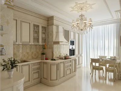Белая кухня в классическом стиле: нюансы дизайна