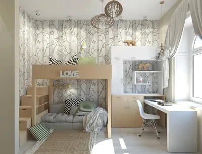 Дизайн детской комнаты ? фото идеи ремонта и оформления интерьера детских в  реальных квартирах