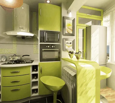 Дизайн кухни 6 кв м: из тесной в просторную (60 фото)