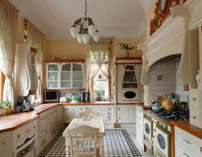 Маленькая кухня в стиле прованс: фото готовых дизайн-проектов, оформление  своими руками, видео