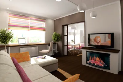 Дизайн однокомнатной квартиры 30 кв м в современном стиле: планировка  однушки с фото