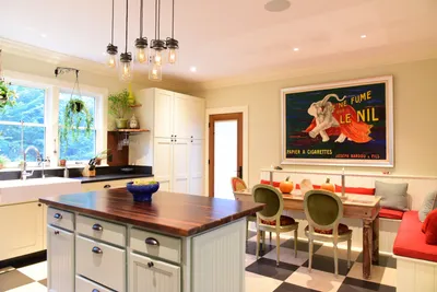 Красивые оранжевые кухни в викторианском стиле – 135 лучших фото дизайна  интерьера кухни | Houzz Россия