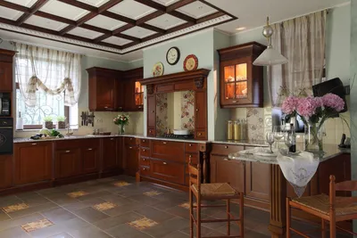 Дизайн кухонь в викторианском стиле (58 фото)