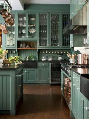 Кухня в викторианском стиле - 50 фото идей уютного дизайна