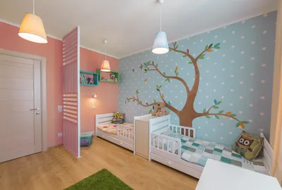 Обои в детскую комнату: фотографии красивого дизайна, варианты оформления  интерьера