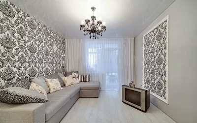 Дизайн комнат в квартире с обоями - 68 фото