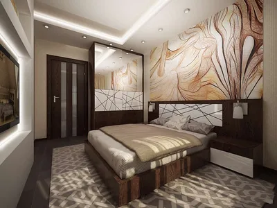 Дизайн спальни 9 кв м в современном стиле фото