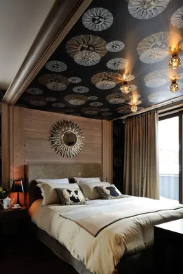 Интерьер спальни в черно-белых тонах фото » Современный дизайн на Vip-1gl.ru