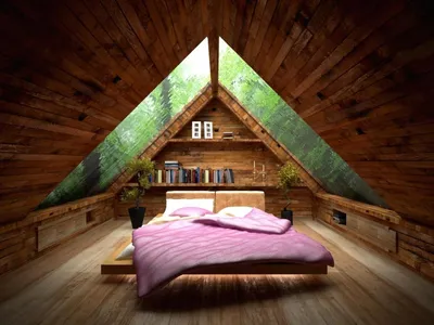 Дизайн спальни на мансарде 2017, 84 фото и идеи интерьера спальни | The  Architect