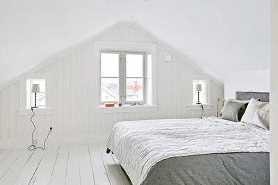 Дизайн спальни на мансарде — фото интерьеров