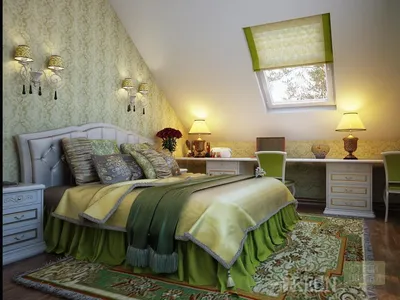 Дизайн спальни мансарде фото » Современный дизайн на Vip-1gl.ru