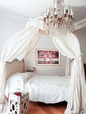 Круглая кровать с балдахином - 65 фото