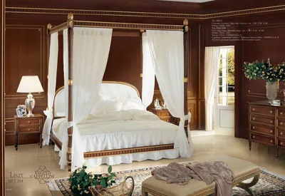 Спальня с балдахином - Студия дизайна «Малина»