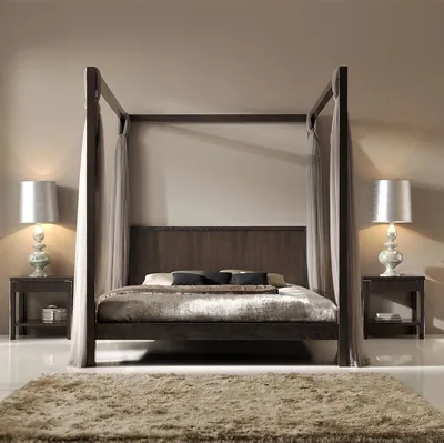 Роскошные кровати с балдахином в интерьере обычной спальни | Дизайн  интерьера | Дзен