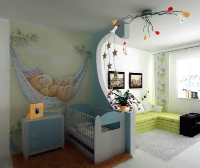 17 способов обустроить однокомнатную квартиру с детской зоной