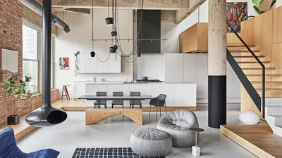 Стиль Лофт в интерьере: квартиры, кухни, особенности стиля от  FullHouseDesign
