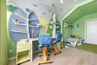 Необычный интерьер детской комнаты для мальчиков — Roomble.com