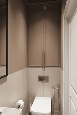 Дизайн маленького туалета | Гостевые туалеты, Современный туалет, Дизайн  ванной комнаты