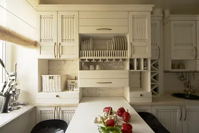 Дизайн красивой угловой кухни в современном стиле - варианты оформления и  планировки - IDM Eterno