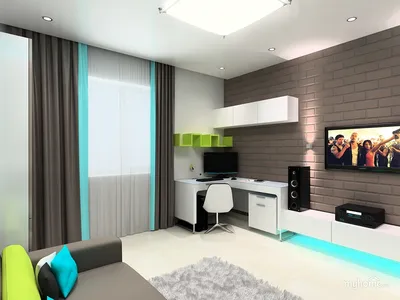 Интересная комната для мальчика-подростка: дизайн мебели и ремонт |  DomoKed.ru