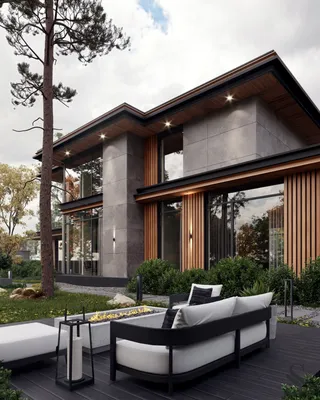 Лучшие интерьеры Studia 54 - портфолио | Modern architecture house, Facade  house, Contemporary house exterior