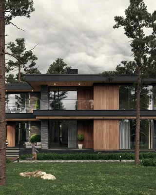 Лучшие интерьеры Studia 54 - портфолио | Современные фасады дома, Дом в  стиле прерий, Дизайн экстерьера дома