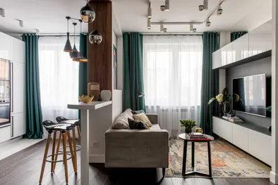 Дизайн интерьера маленькой квартиры: интересные решения с фото - статьи про  мебель на Викидивании