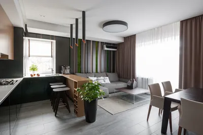 Дизайн интерьера дома с живыми растениями