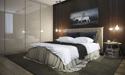 Оригинальный и стильный декор спальни