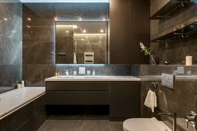 Ультра модно и стильно: современный дизайн ванной комнаты. Abitant Москва