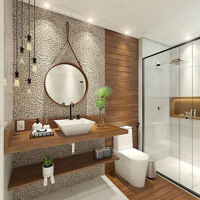 Как сделать ванную комнату в современном стиле: идеи дизайна интерьера с  новыми тенденциями красивого оформления | Santehnika-msk.ru