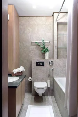 Дизайн ванной комнаты маленького размера: идеи, фото