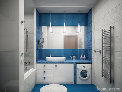 Дизайн ванной комнаты в белых тонах - 69 фото