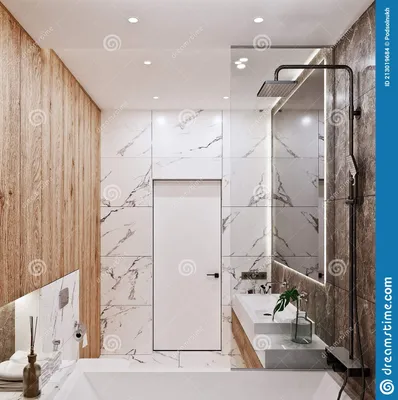 Мрамор и дерево: как сочетать в интерьере ванной комнаты - Italon Blog