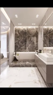 Ванная мрамор | Baños de lujo, Diseño de baños, Diseño de interiores de baño