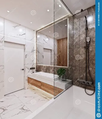 Мрамор и дерево в неоклассической ванной – готовое решение в  интернет-магазине Леруа Мерлен Сургут