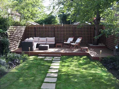 Фото дизайна возле дома | Ландшафтный дизайн заднего двора, Дизайн  озеленение, Идеи озеленения