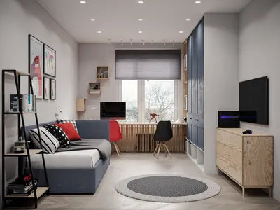 Современный дизайн интерьера детской спальни квартиры в Москве | Комната  для мальчика дизайн, Дизайн дома, Небольшие гостиные